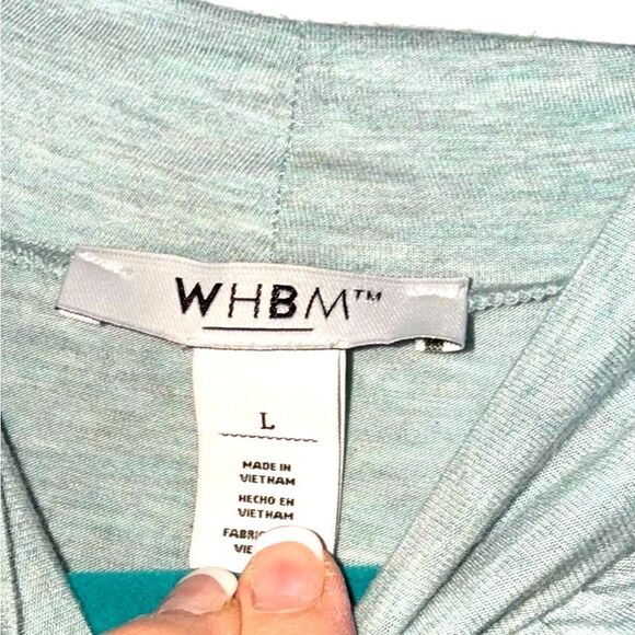 White House Black Market, Women's Blue/green Long Sleeve Top, large - Picture 4 of 6